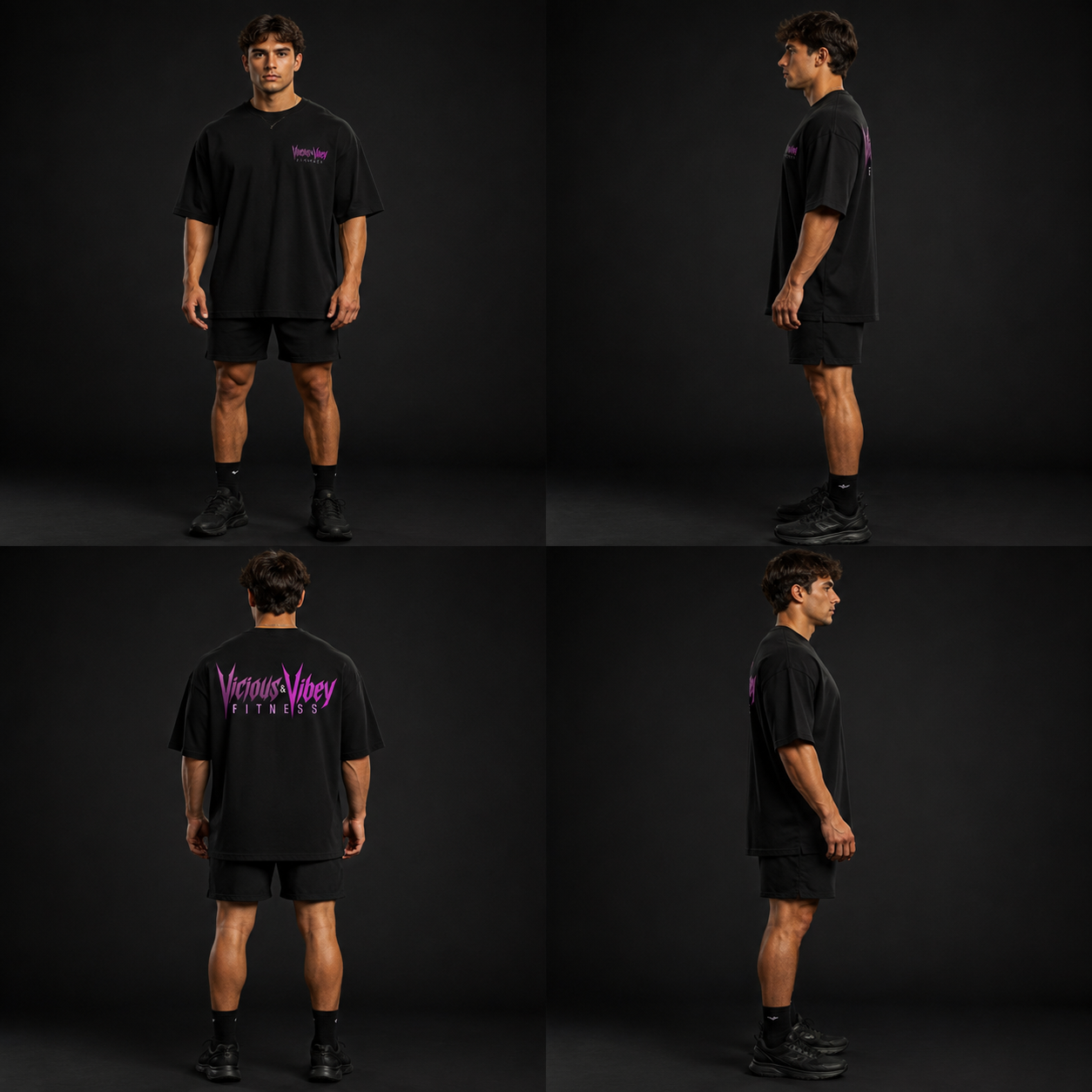 Men’s Oversized Training Tee — Front