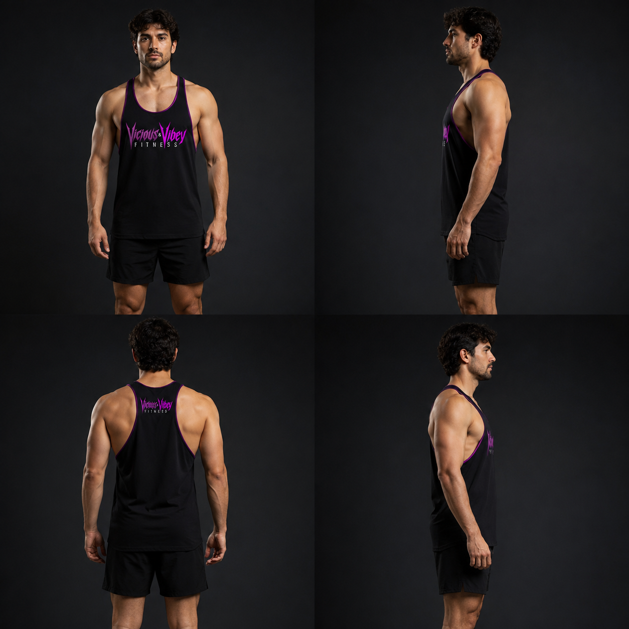 Men’s Athletic Singlet — Front