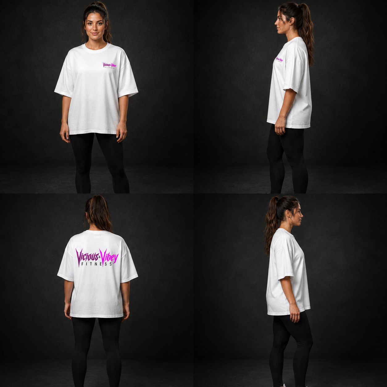 Women’s Oversized Training Tee — Front